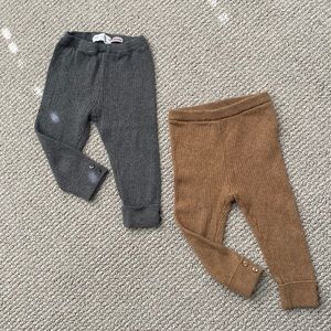 Zara Rib Knit Legging Bundle 9-12 Months